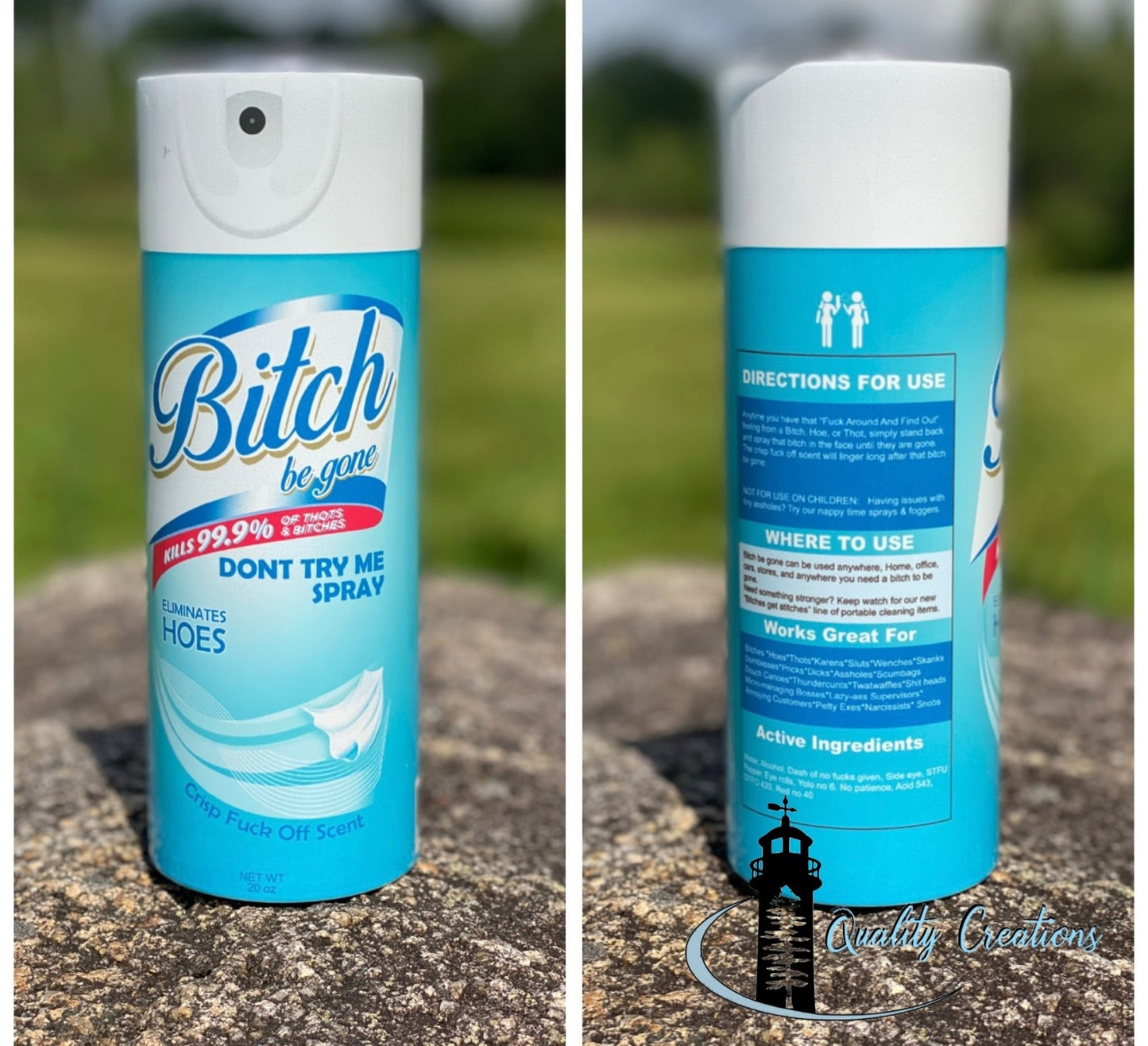 20oz stainless steel tumbler with blue "mood spray" design, includes lid and straw, printed by Quality Creations, salisbury, moncton, canada, newbruswick, ontario, east coast maritines