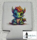 Load image into Gallery viewer, baby dragon can cooler newbrunwick canada salisbury moncton vancouver gift white 
