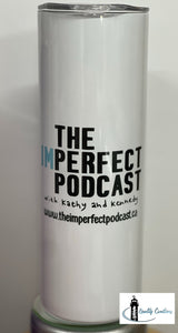 the imperfect podcast moncton salisbury newbrunwick tumbler business logo