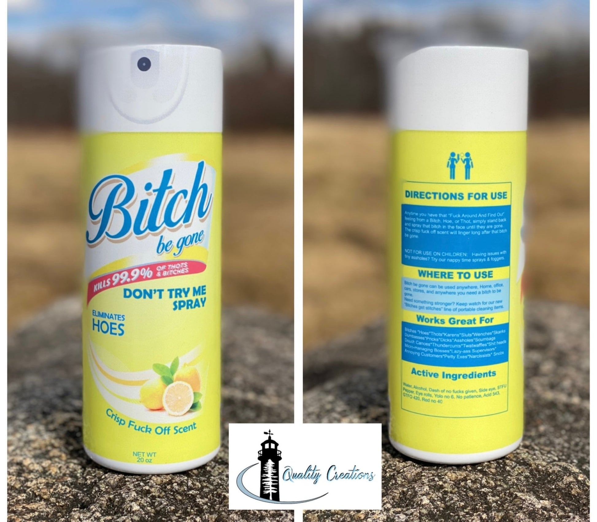 20oz stainless steel tumbler with yellow "mood spray" design, includes lid and straw, printed by Quality Creations, salisbury, moncton, canada, newbruswick, ontario, east coast maritines 