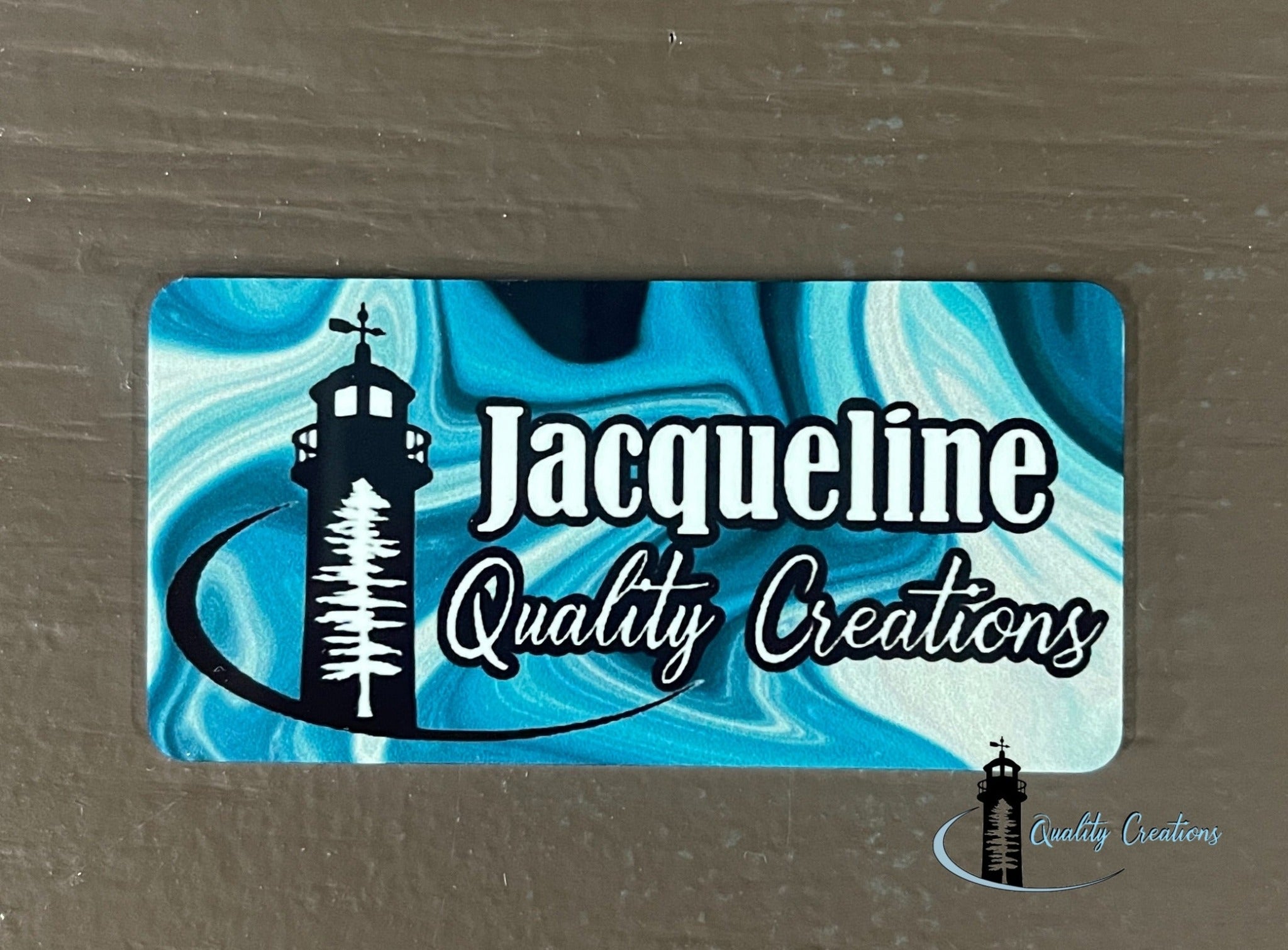  magnetic name tag logo business quality creations moncton salsibury canada newbrunswick