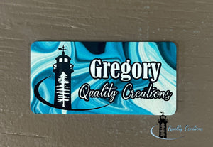 Magnetic name tags