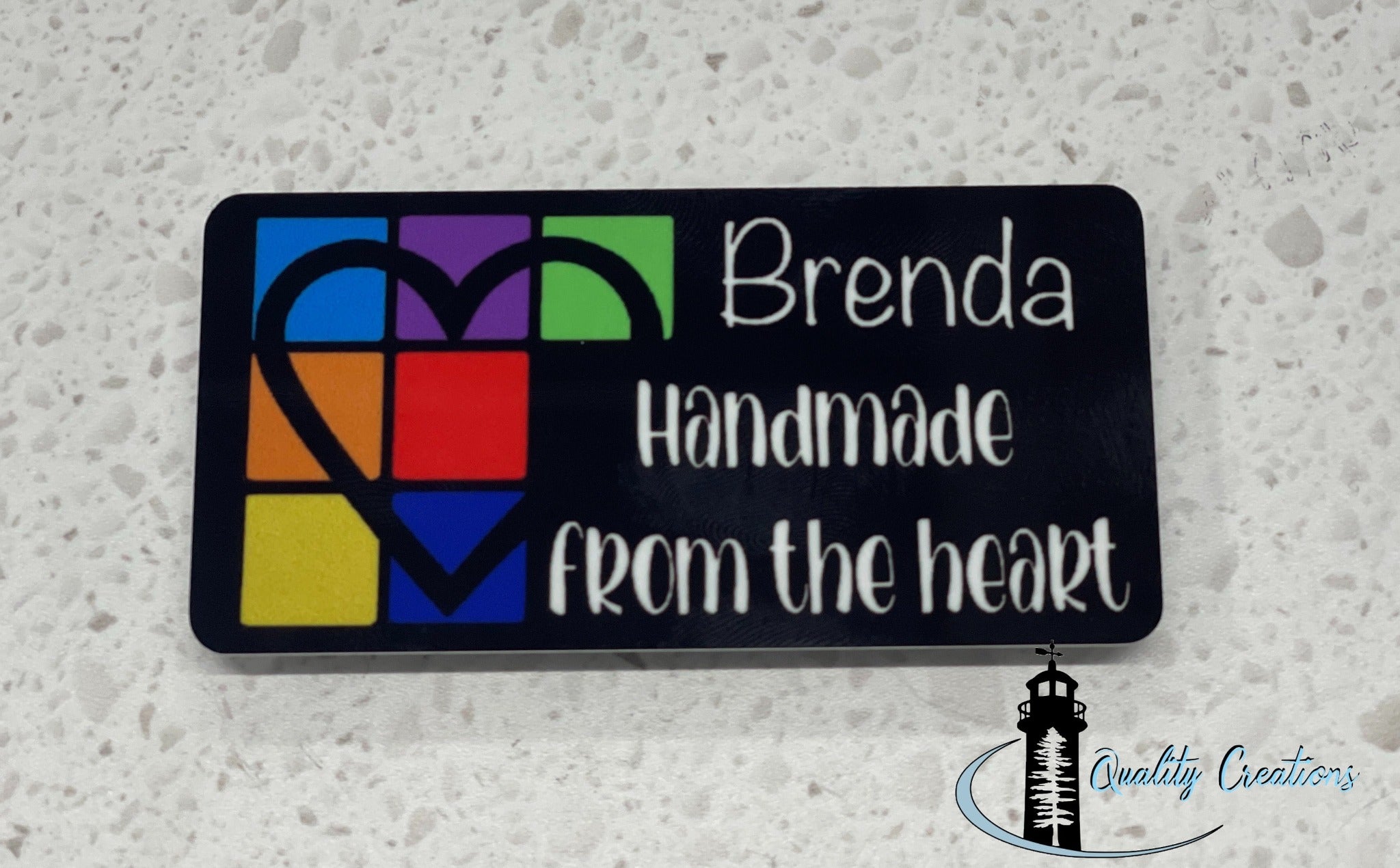 Magnetic name tags
