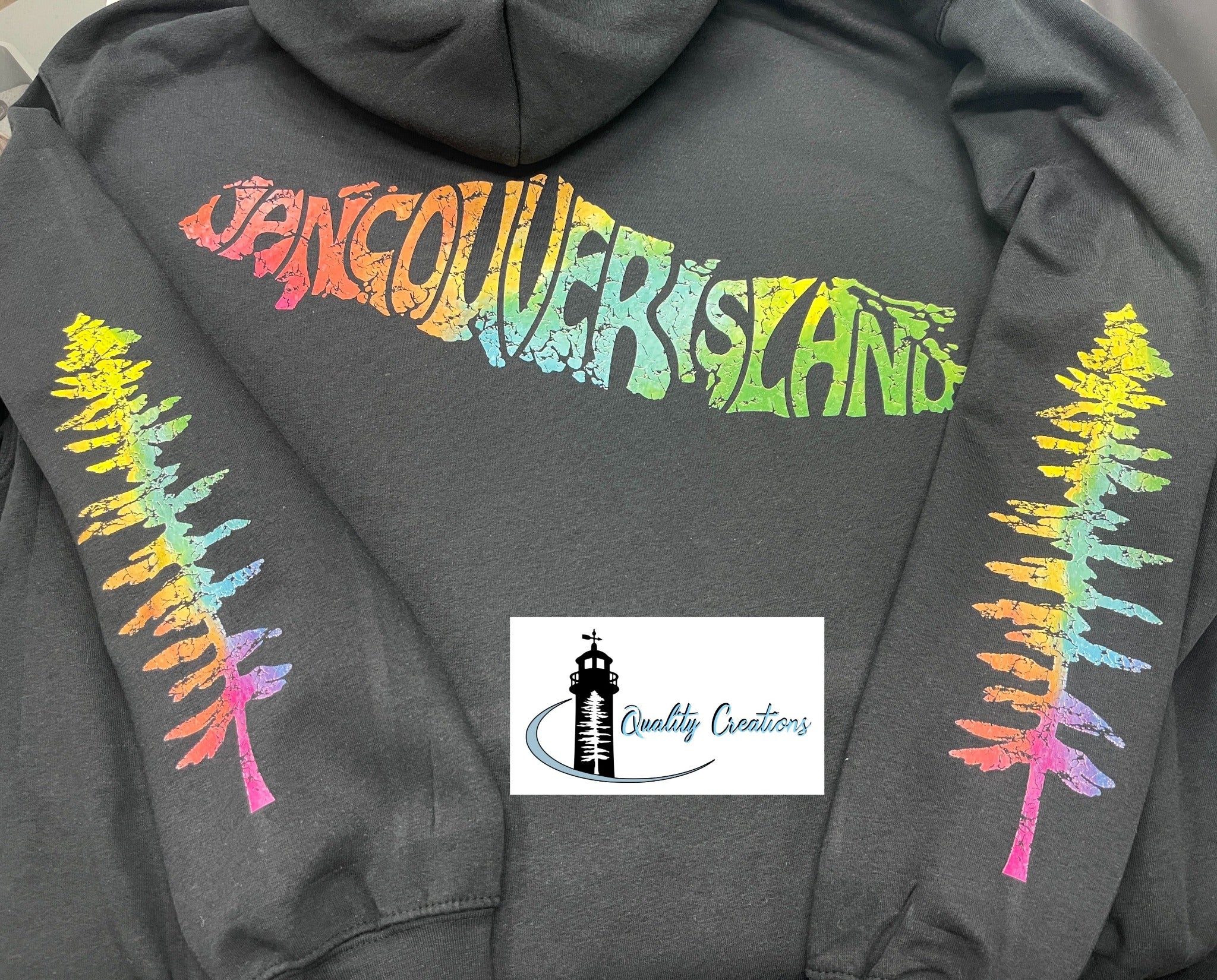 Vancouver Island with Sitka Trees Hoodie