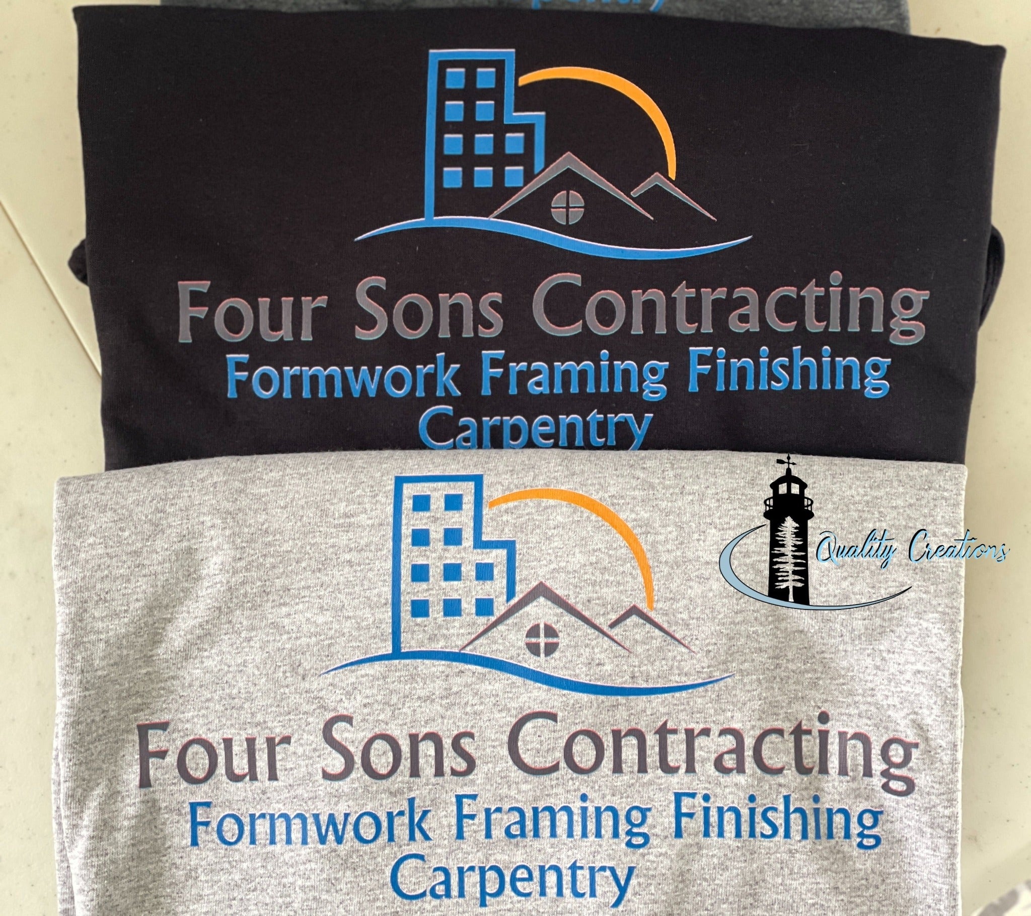 four sons contracting shirt quality creations moncton salsibury NB newbrunswick Canada