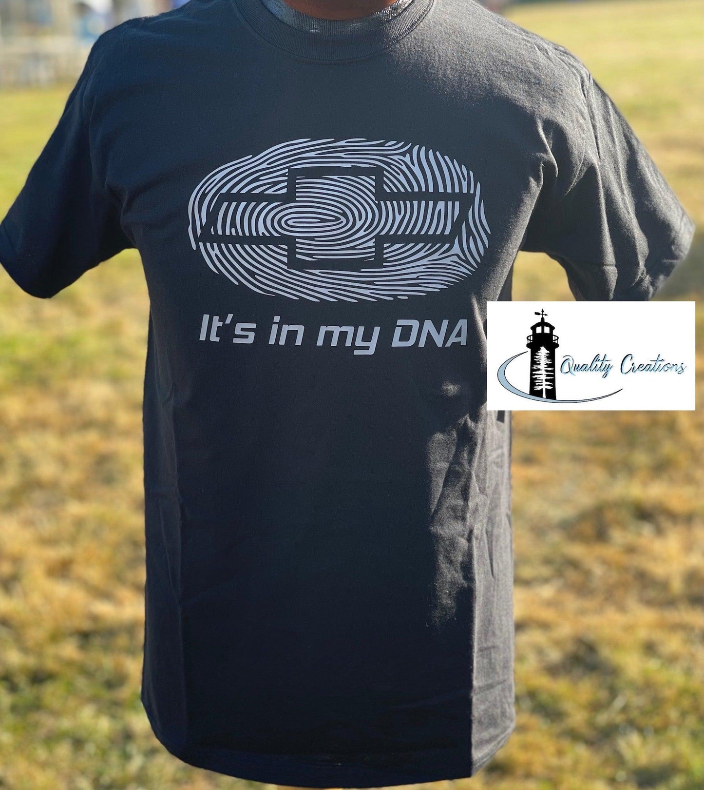 chevy shirt its in my DNA fingerprint quality creations canada
