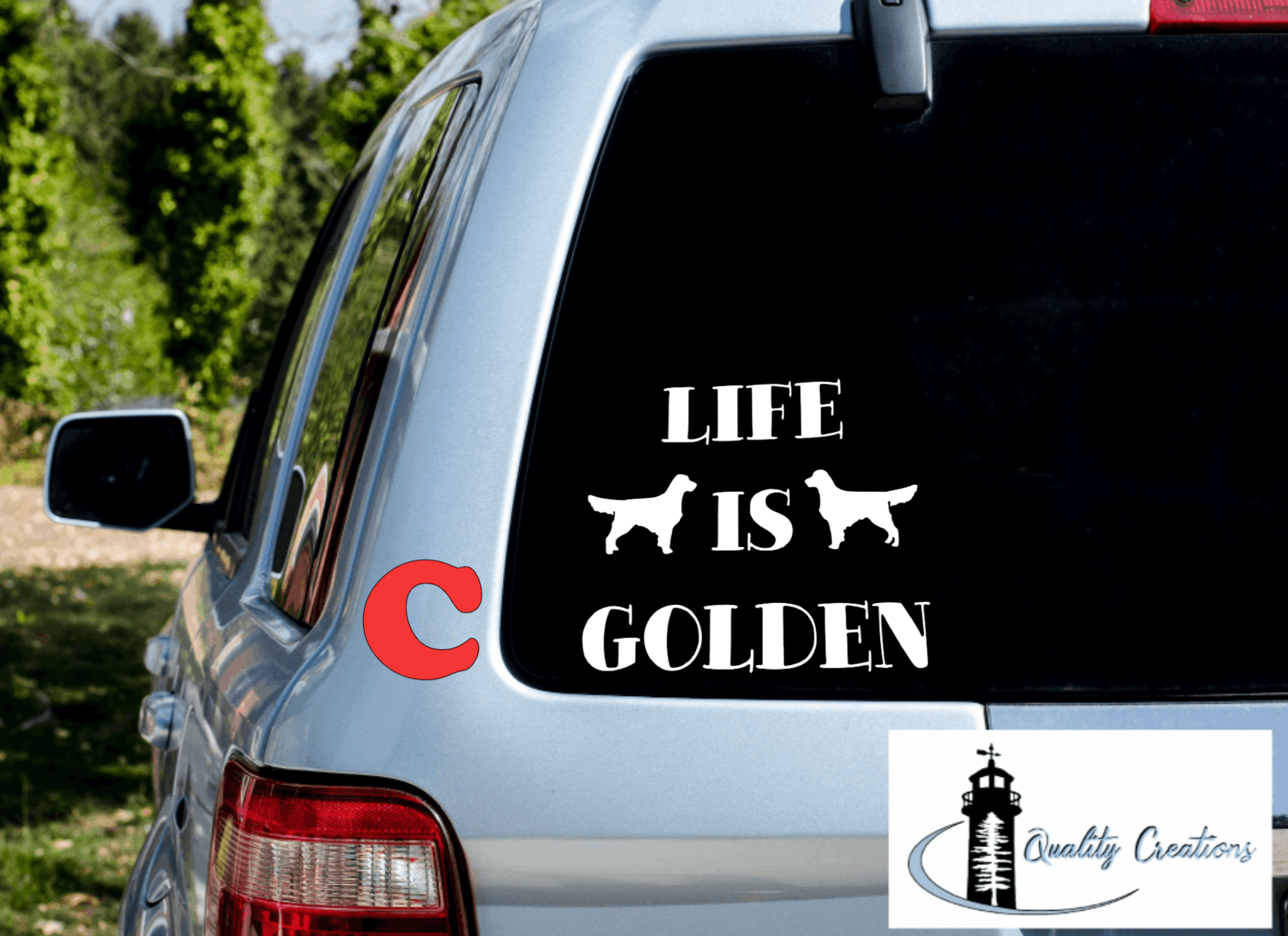 Decal Golden Retriever - Quality Creations