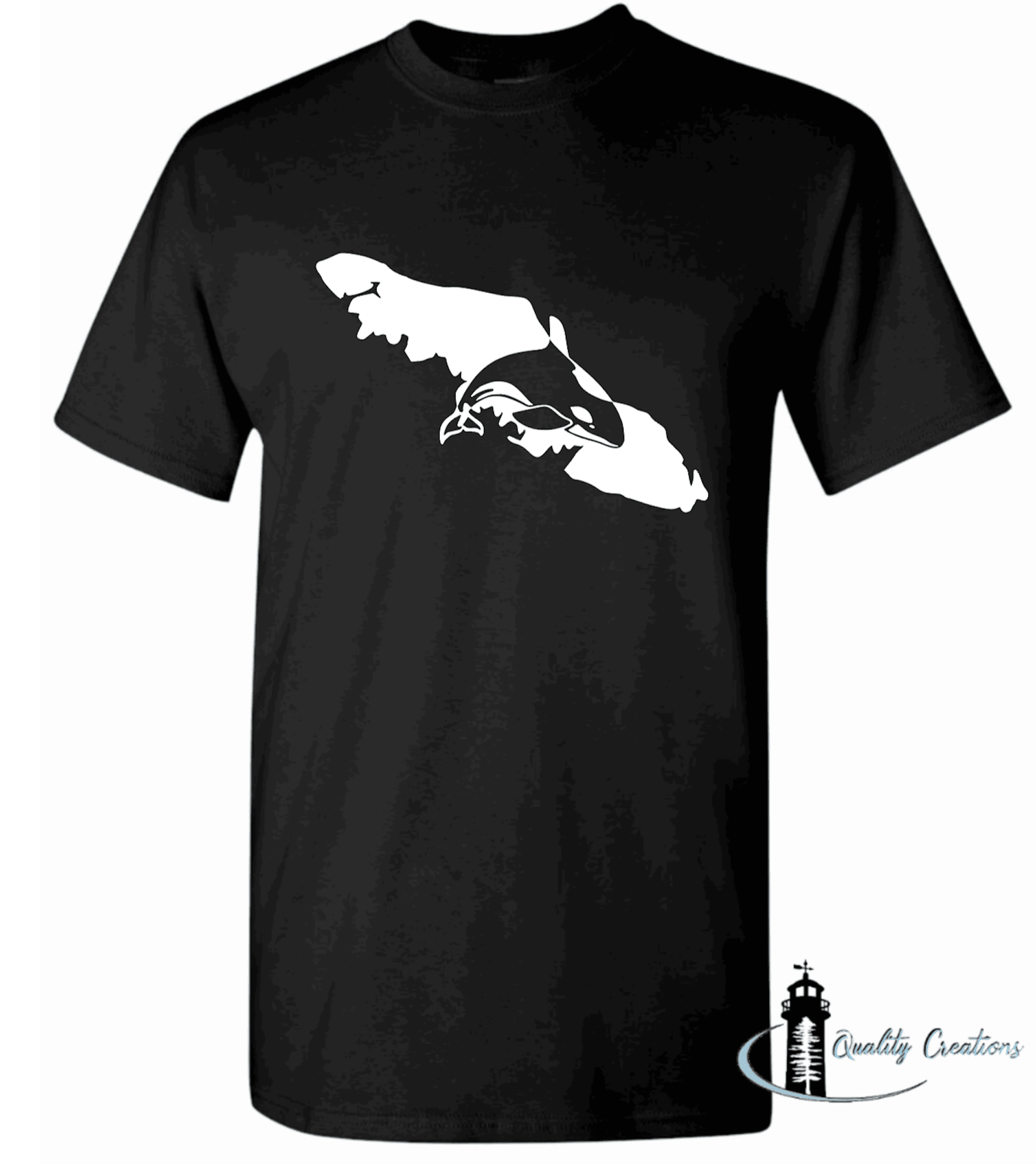 Vancouver Island white font orca killer whale quality creations canada