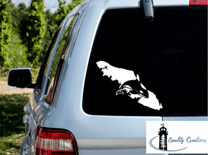 Decal Vancouver Island with Orca Whale - Quality Creations